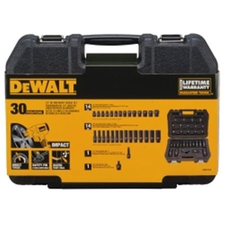 DEWALT Dewalt Tools DWMT19249 30 Piece 0.5 in. Drive Impact Combination Set DWTDWMT19249